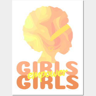 International Womens Day, Girls Empower Girls Posters and Art
